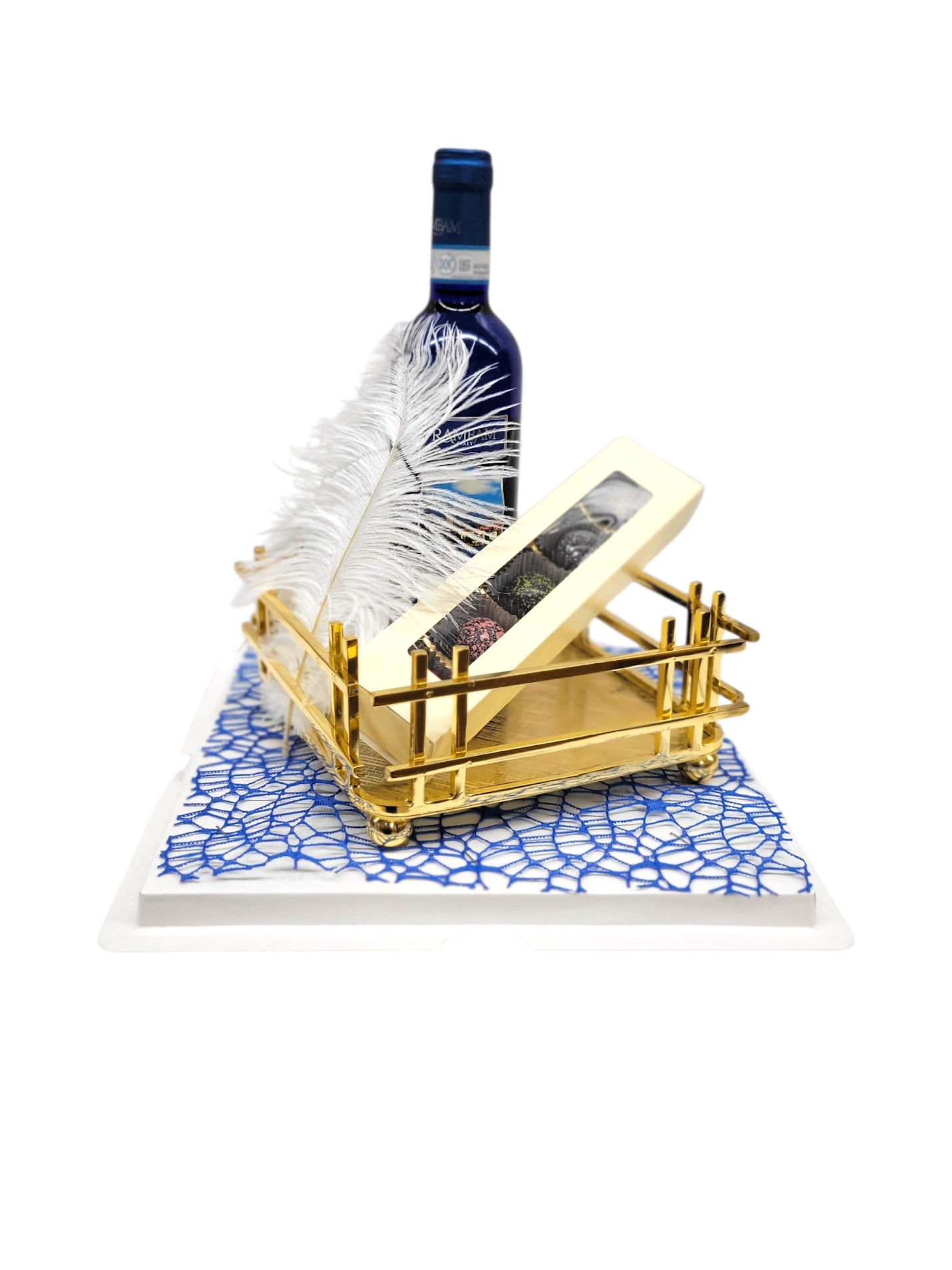 MM GOLD NAPKIN HOLDER