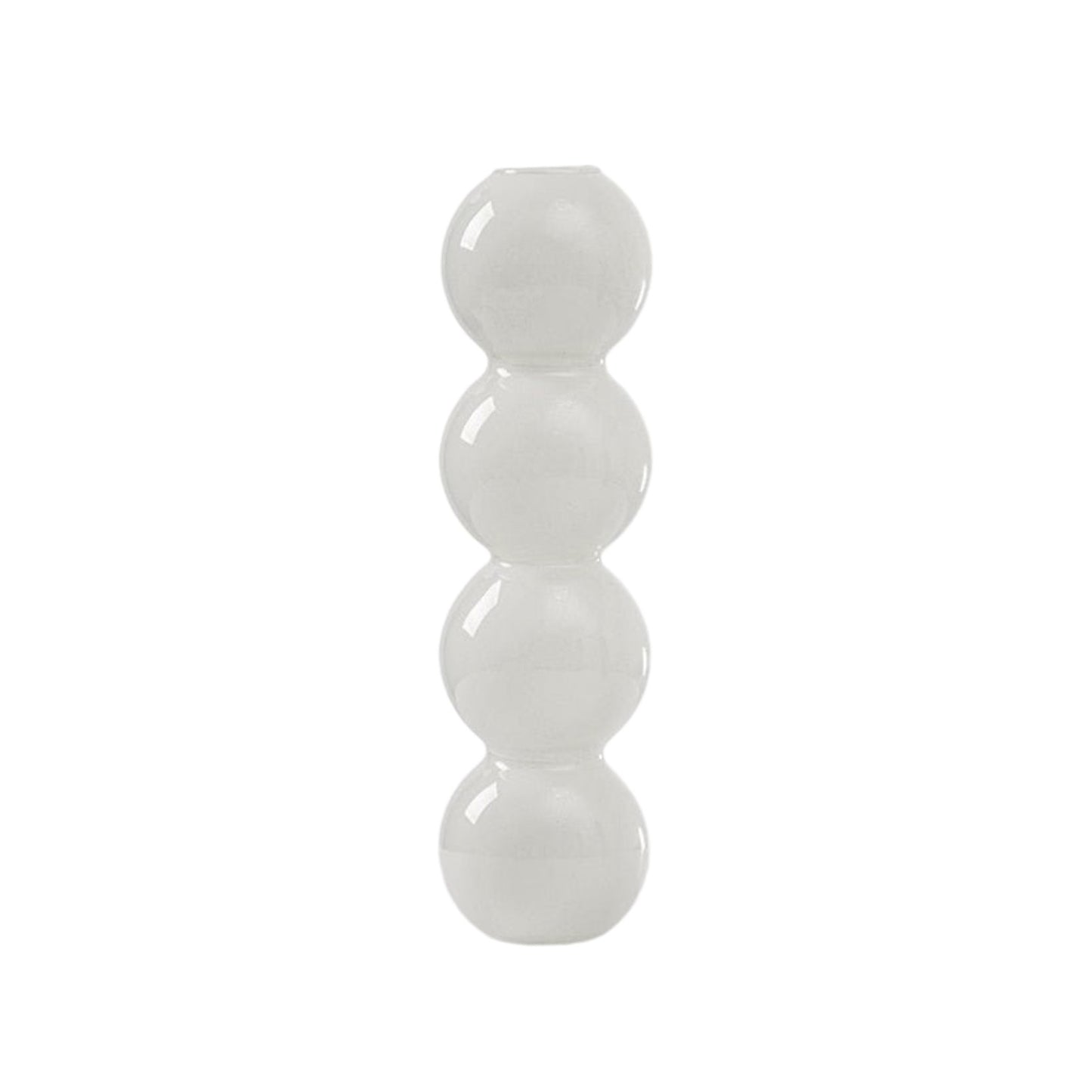 WHITE BUBBLE VASE 4 BALL