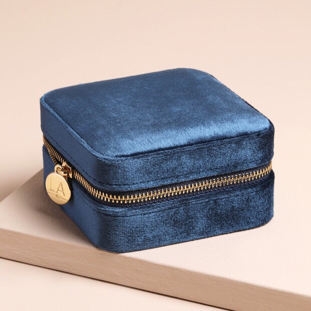 NAVY JEWELRY BOX