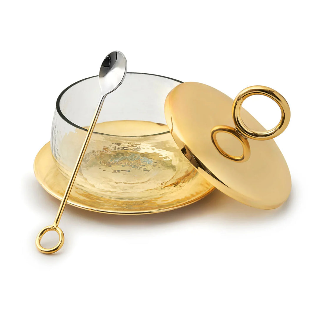 SPHERE BOWL W/ PLT GLD