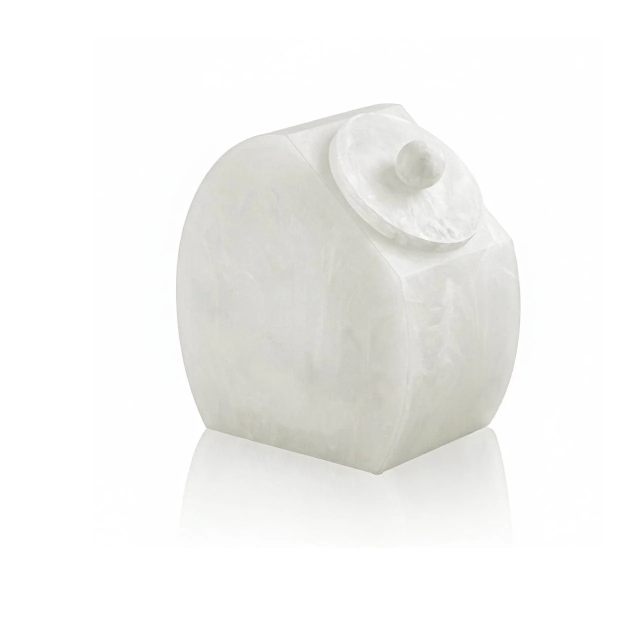 COOKIE JAR RESIN MARBLE