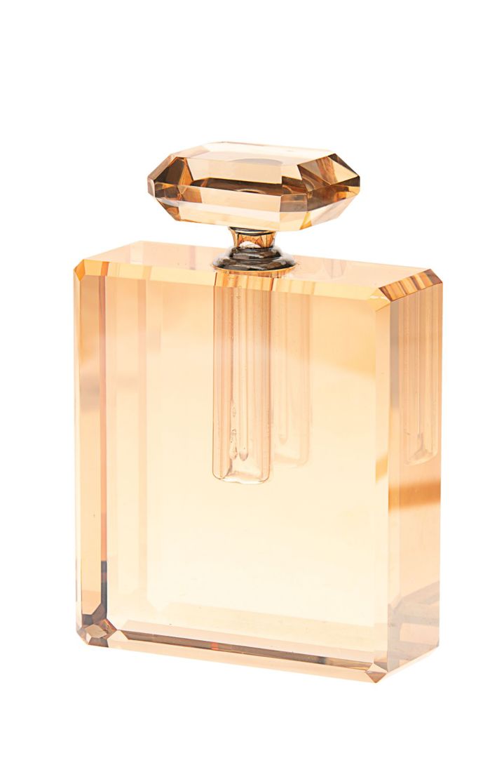 CRYSTAL GOLD PERFUME BOTTLE
