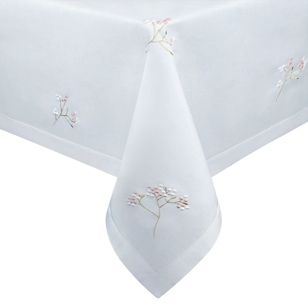 BLOSSOM PINK 70X108 TABLECLOTH