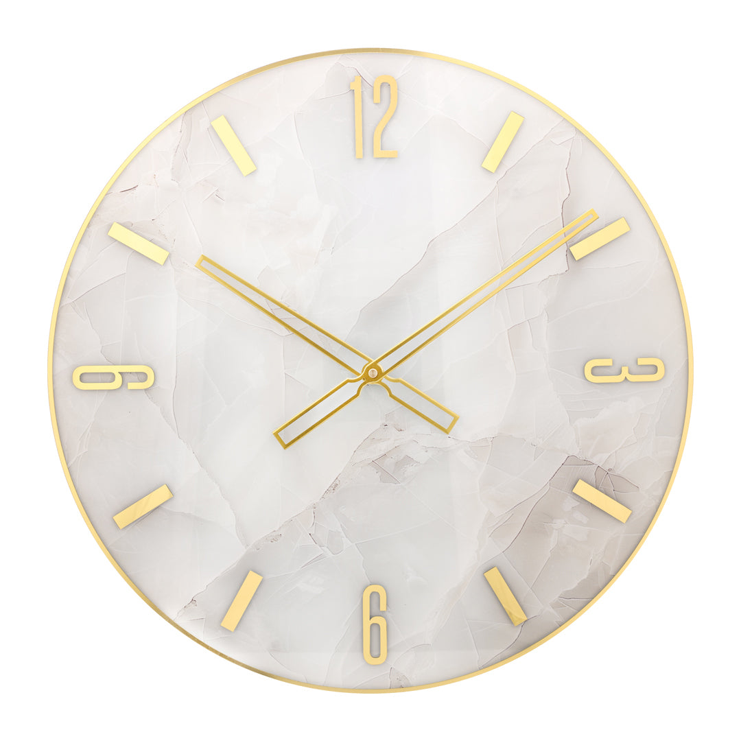 MARBLE CLOCK 24"
