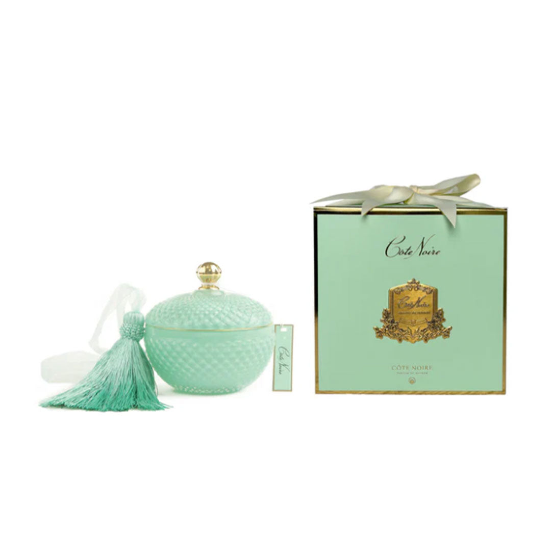 JADE ROUND ART DECO CANDLE