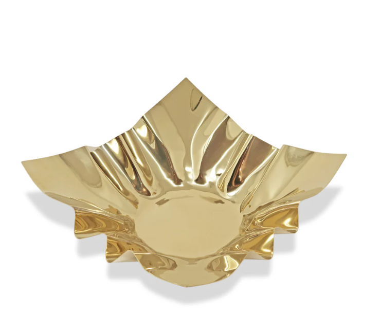 GOLD SQUARE BOWL