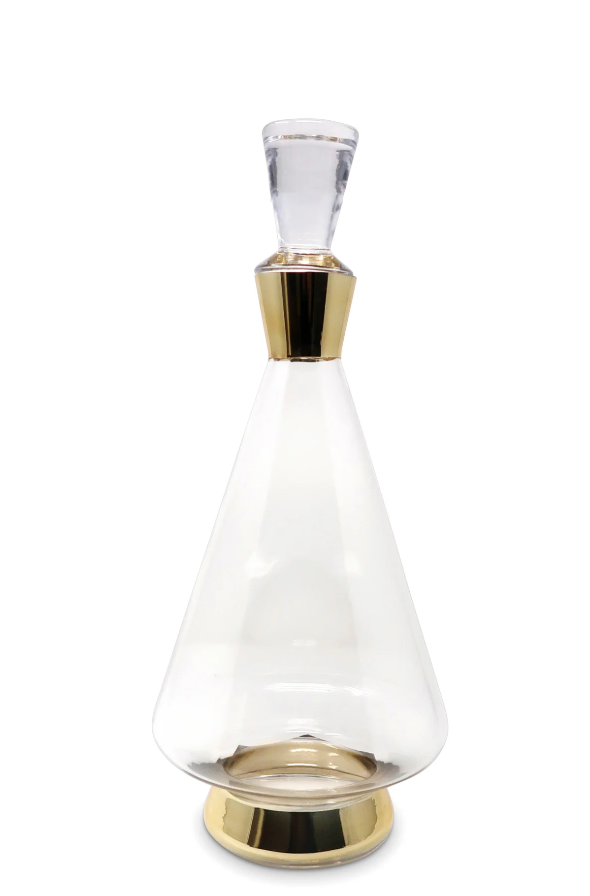 GLASS DECANTER WITH GLD