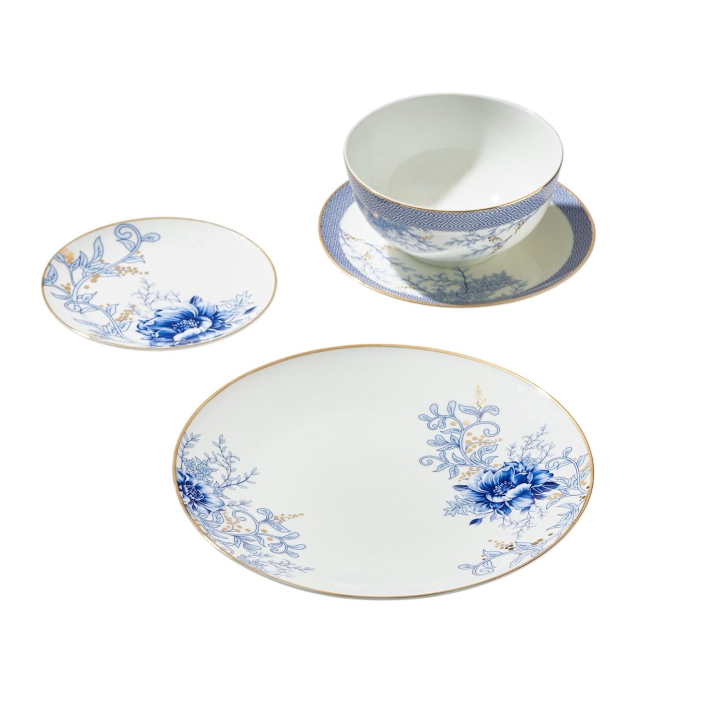 BLISS DINNER SET BLUE