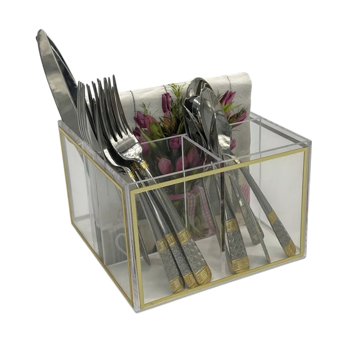 SWIVEL CADDY GOLD SQUARE