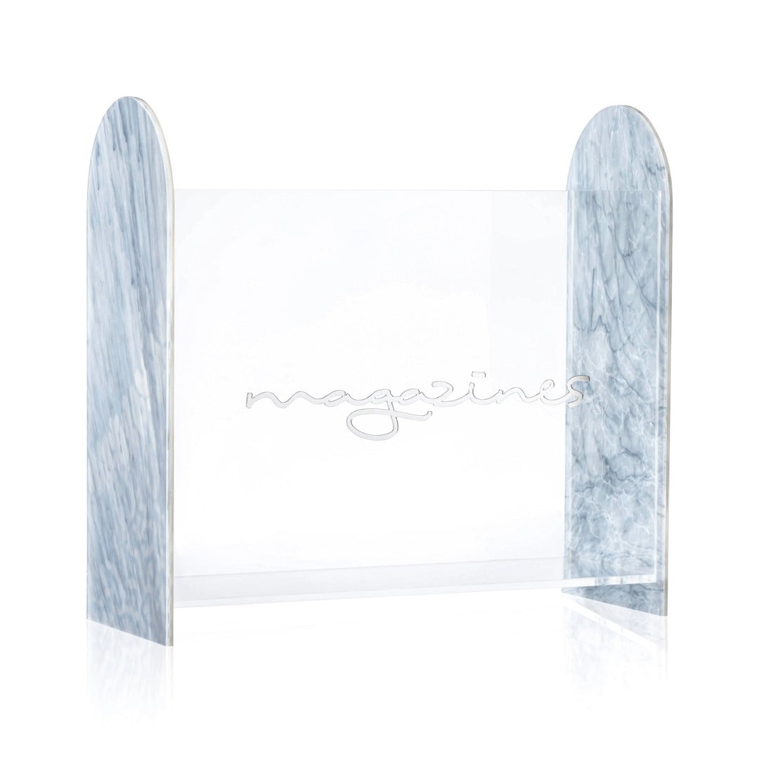 MAGAZINE RACK MARBLE