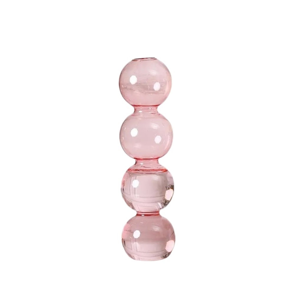 PINK BUBBLE VASE 4 BALL