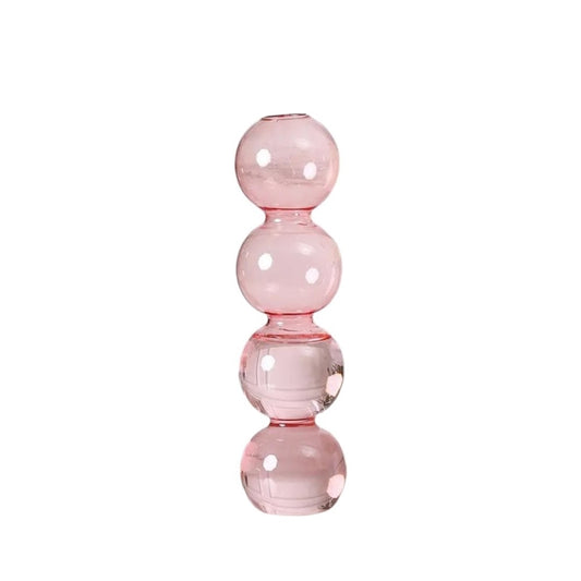 PINK BUBBLE VASE 4 BALL