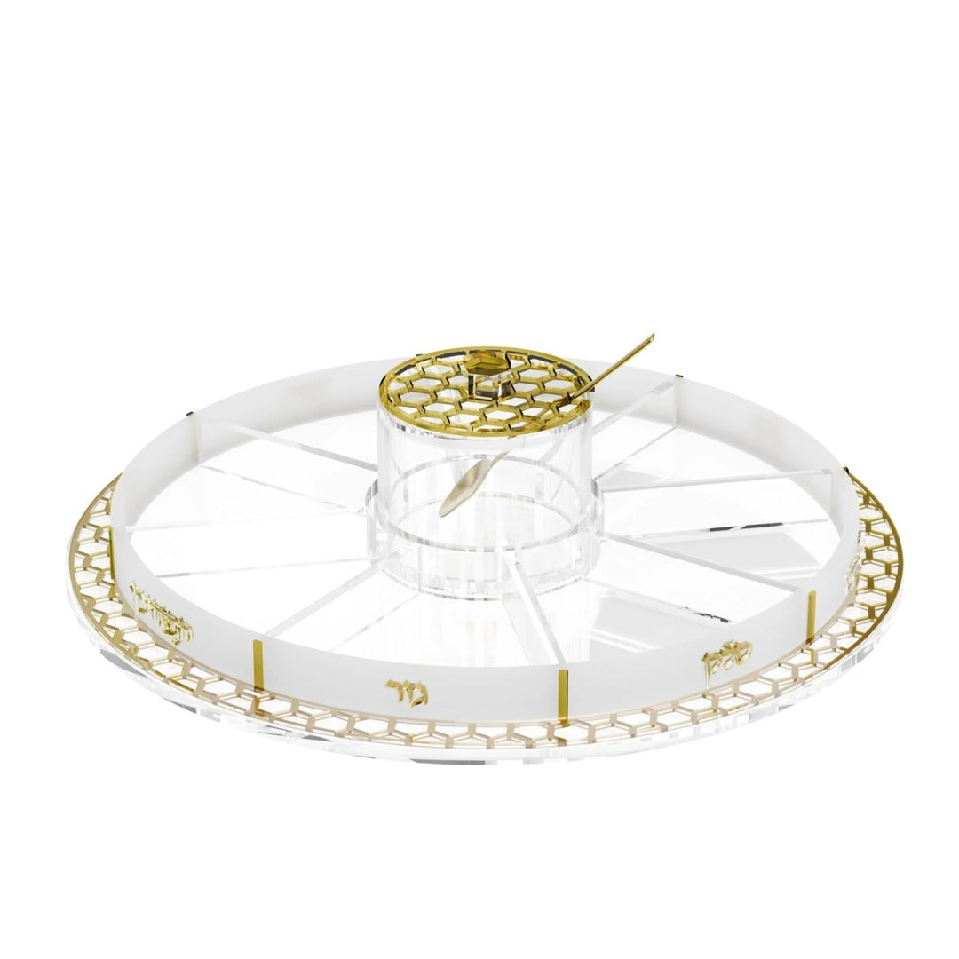 HONEYCOMB SIMANIM TRAY GLD