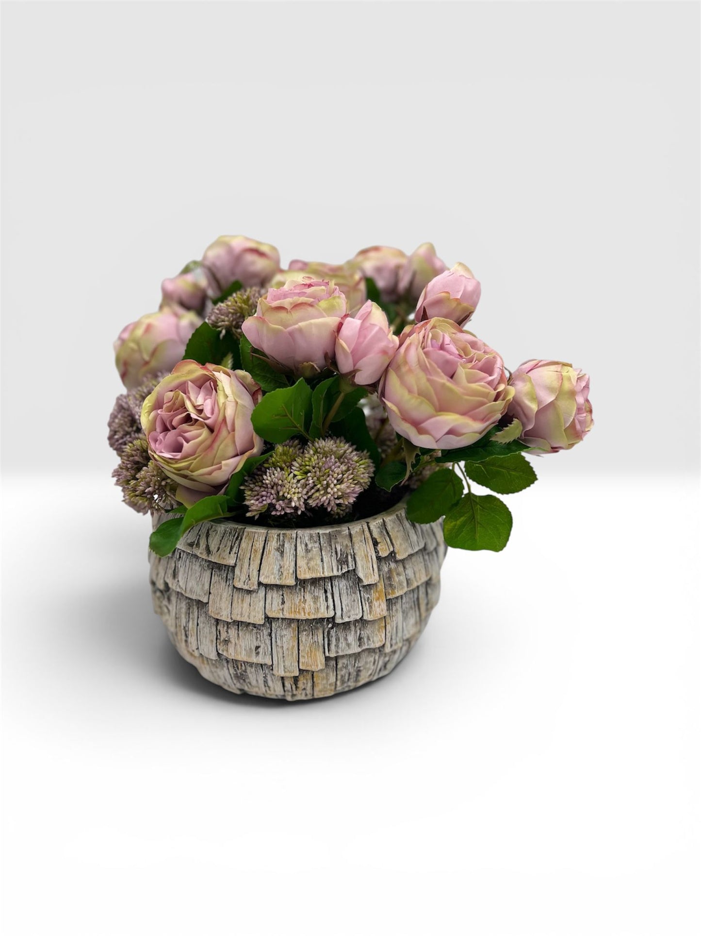 BROWN LAYERED POT