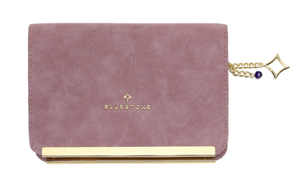 JEWELRY CASE ZIPPERED PINK