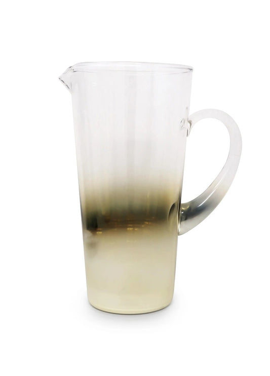 PITCHER W/ GOLD RIM OMBRE DESIGN