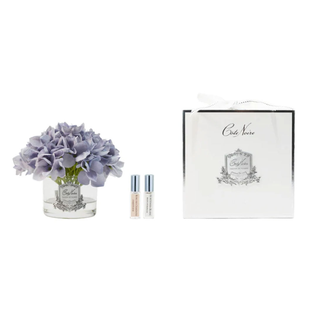 HYDRANGEA BLUE & WHT BOX