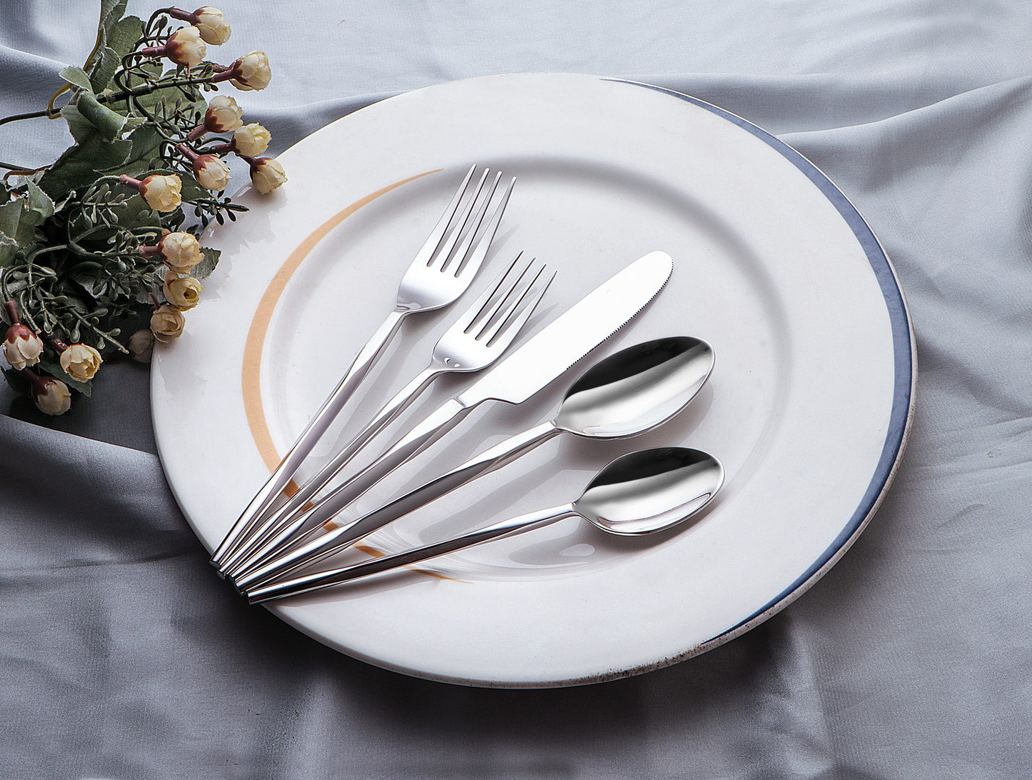 Hexa Silver Flatware