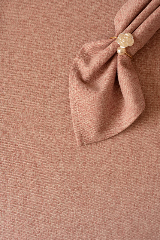 LINEN DINNER BLUSH 68X104