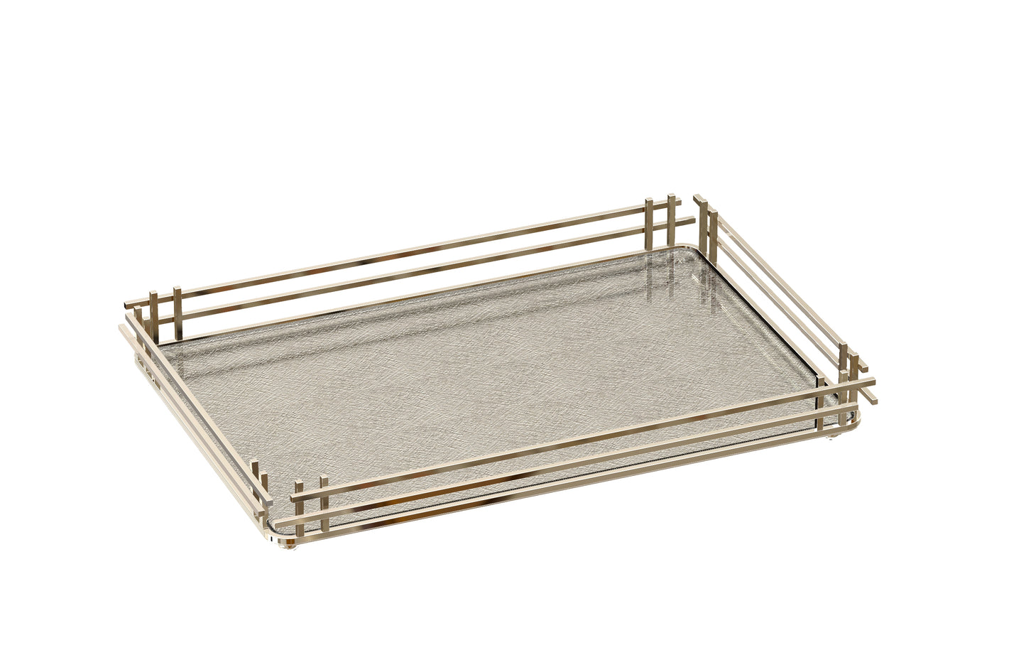 Horizon Candle/Serving Tray Silver