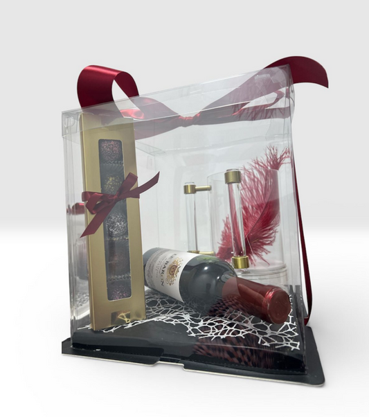 MM ACRYLIC W/C GLD CLEAR HANDLE