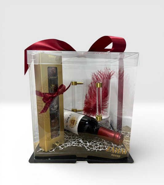 MM ACRYLIC W/C GLD CLEAR HANDLE