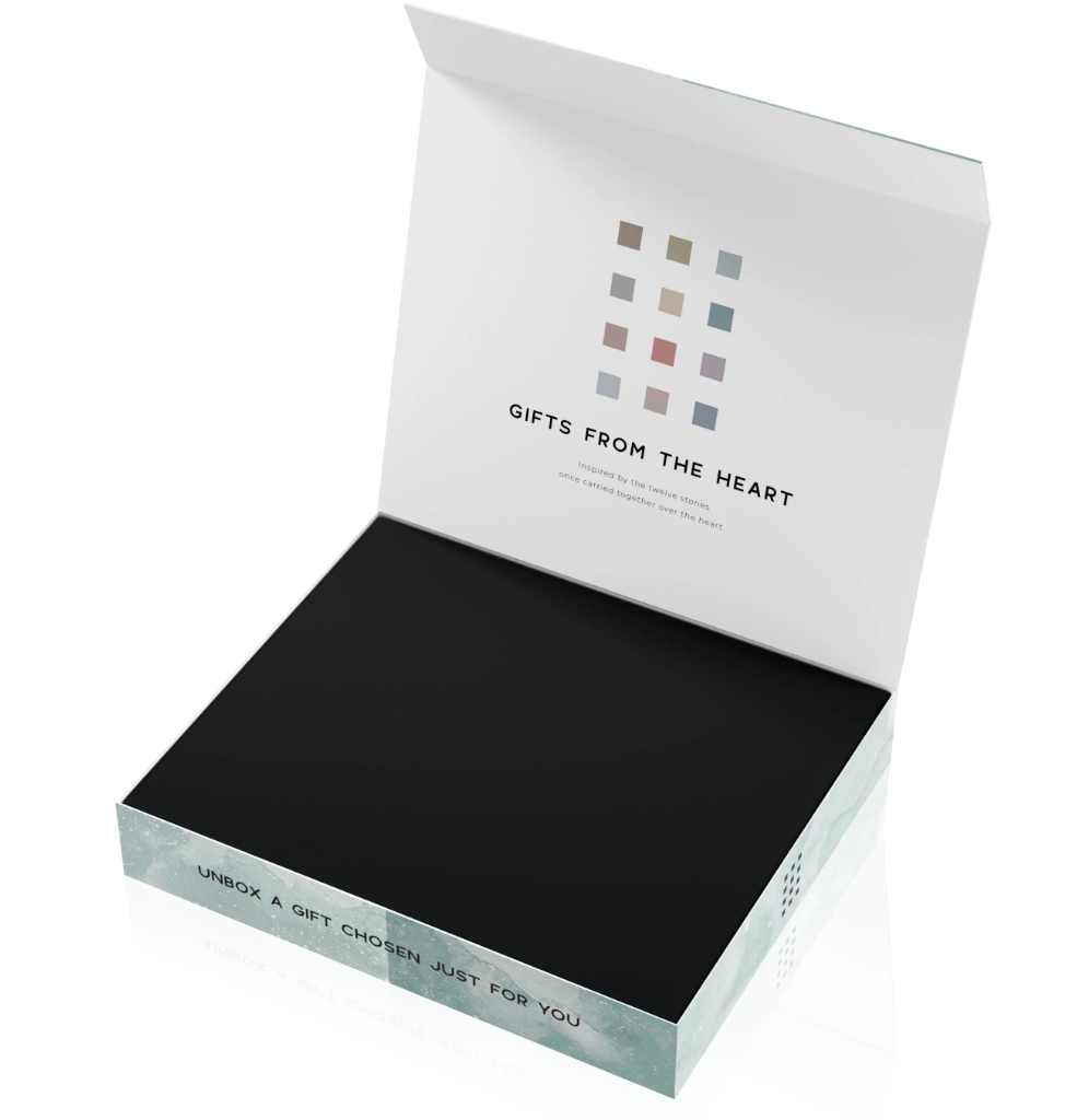 WOVEN LEATHER STANDING MATZAH BOX