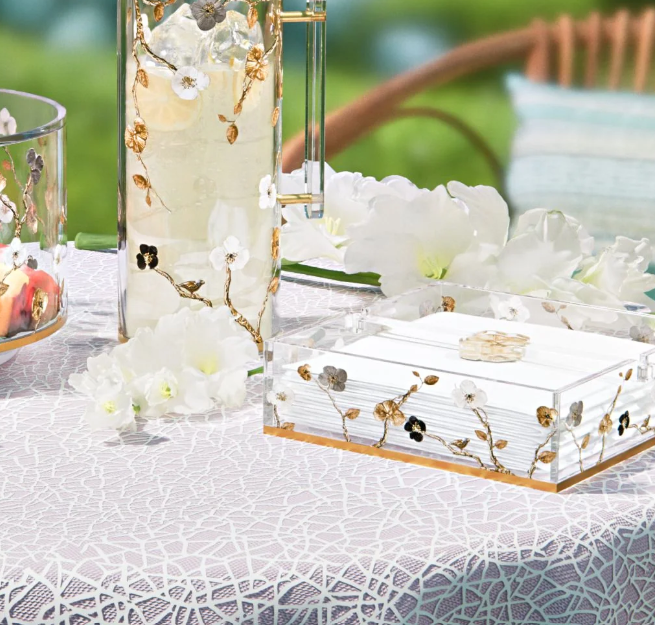 ORNATE GARDEN NAPKIN HOLDER