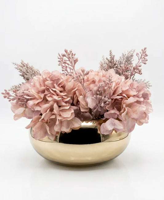 GOLD CERAMIC VASE SMALL