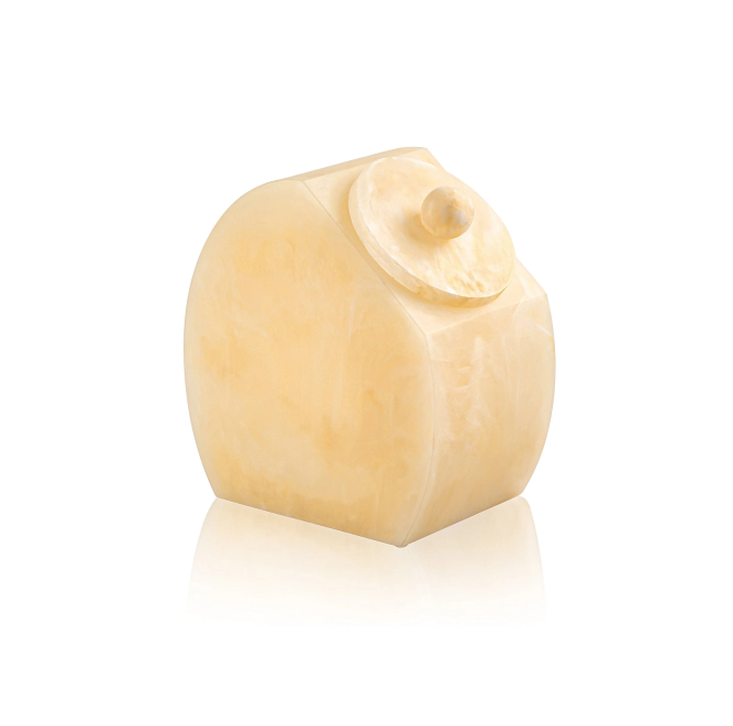 COOKIE JAR RESIN GOLD