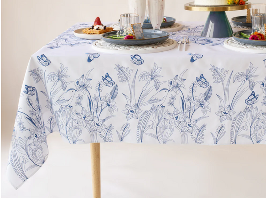 GARDEN BLUE 72X120