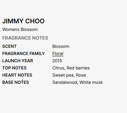 JIMMY CHOO BLOSSOM