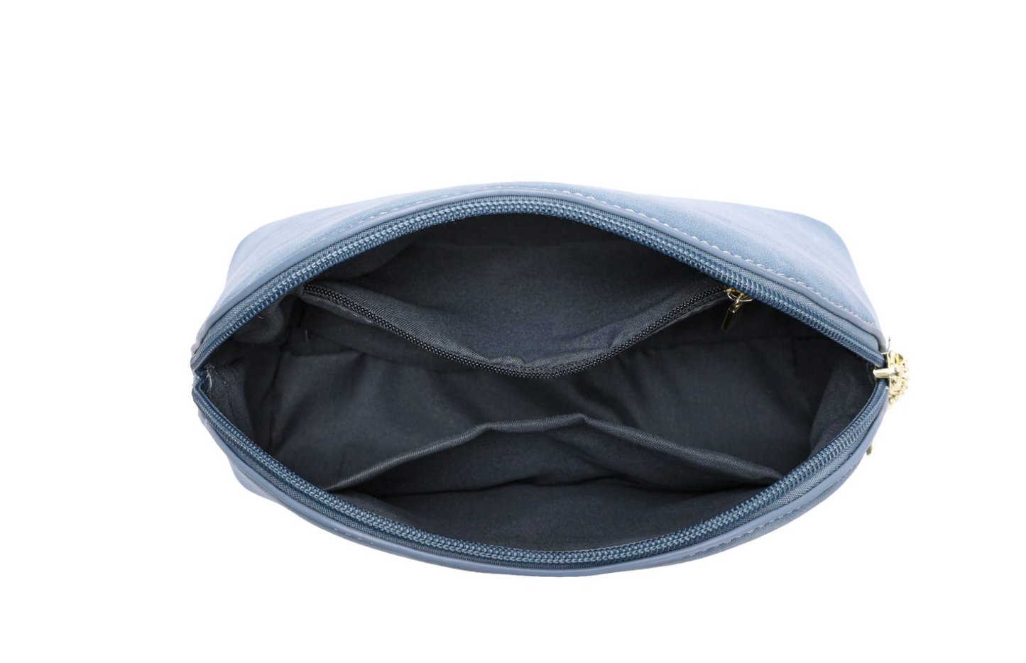 SET OF 2 MAKEUP BAGS BLUE