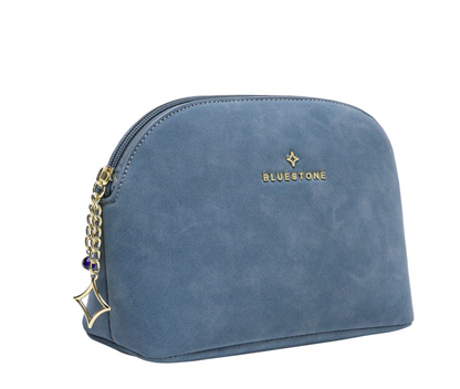 SET OF 2 MAKEUP BAGS BLUE