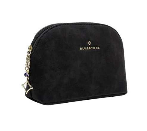 SET OF 2 MAKEUP BAG BLACK