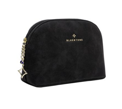 SET OF 2 MAKEUP BAG BLACK