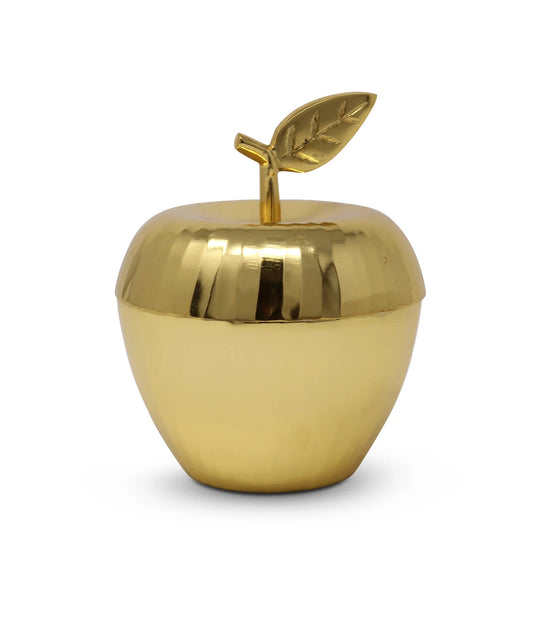 GOLD APPLE HONEY DISH