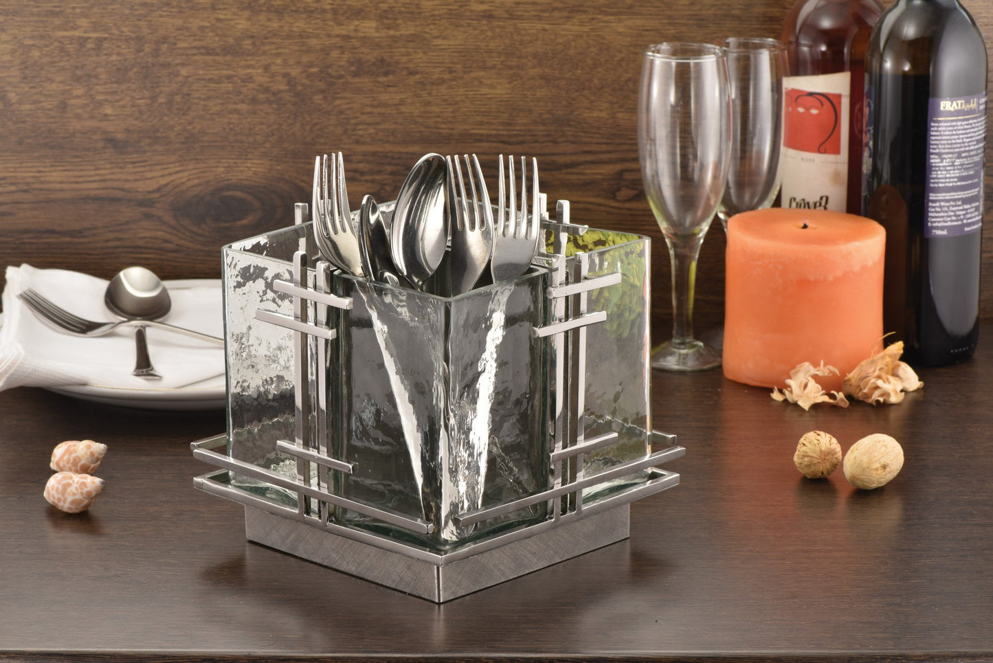 Horizon Cutlery Holder Silver