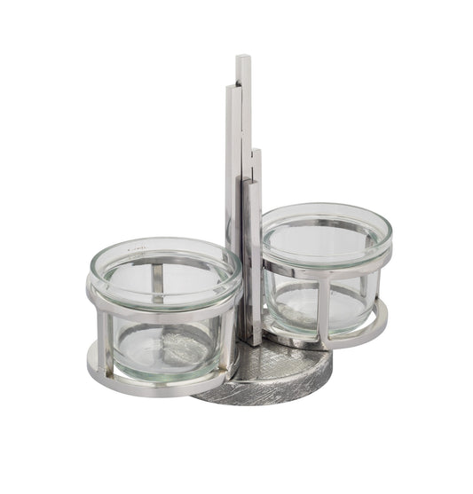 Horizon Salt Holder Silver