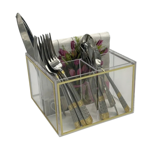 SWIVEL CADDY GOLD SQUARE