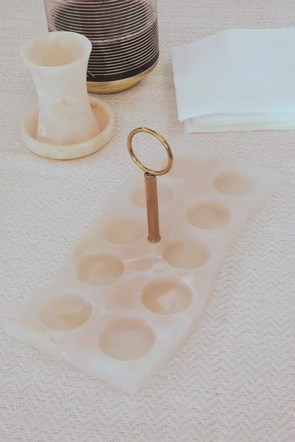 LIQUOR SET CURVE RESIN GLD